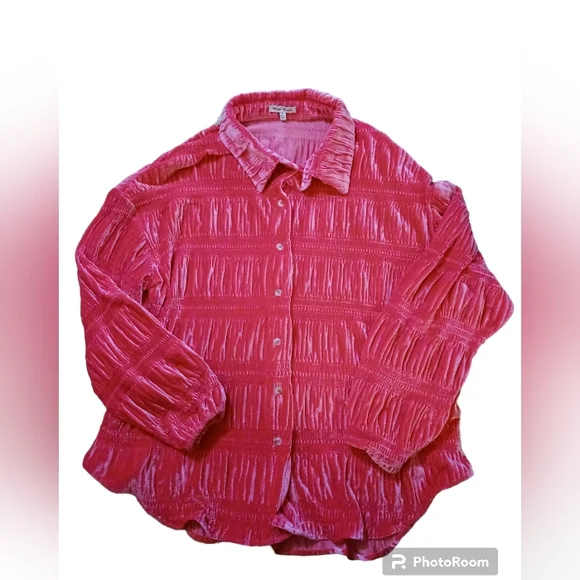 White Birch Feeling Fushia shirt. Womens small. - Picture 1 of 9